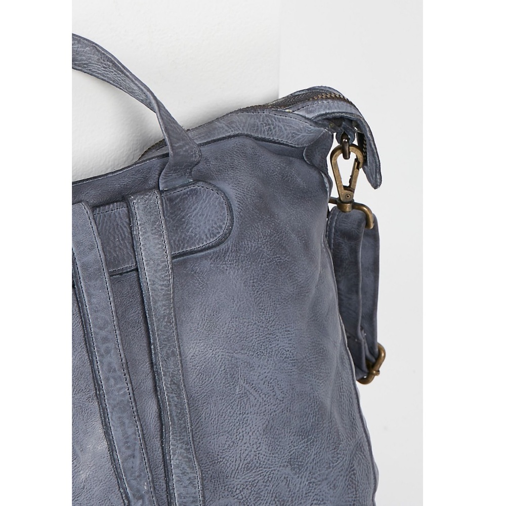 Free People Loved Leather Messenger Backpack - Picture 4 of 8